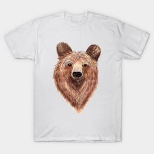 Hand Drawn Bear - color T-Shirt